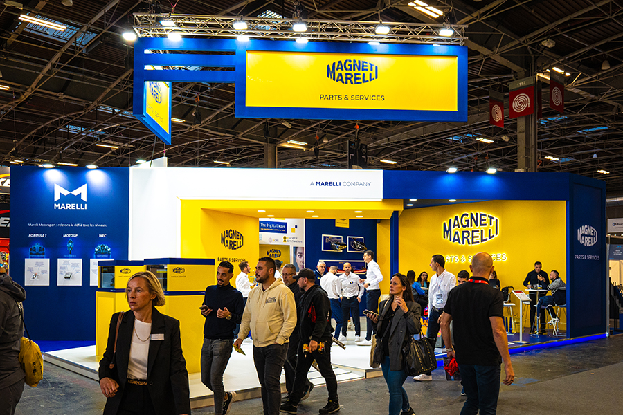 Magneti Marelli Parts & Services stand at Equip Auto 2025
